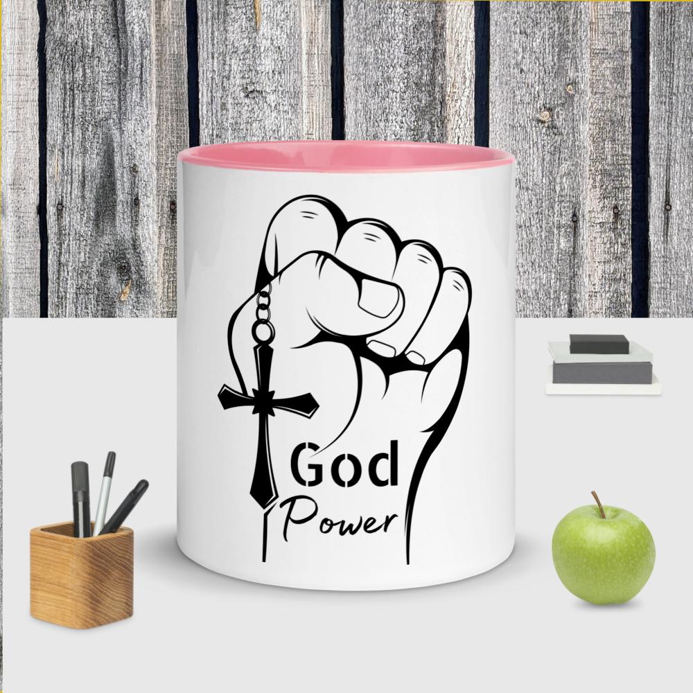 God Power Mug with Color Inside