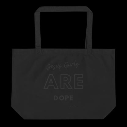 LJG are Dope are organic tote bag