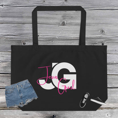 Large organic tote bag