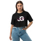 JGURL Signature Loose drop shoulder crop top