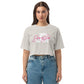 JGURL Signature Loose drop shoulder crop top