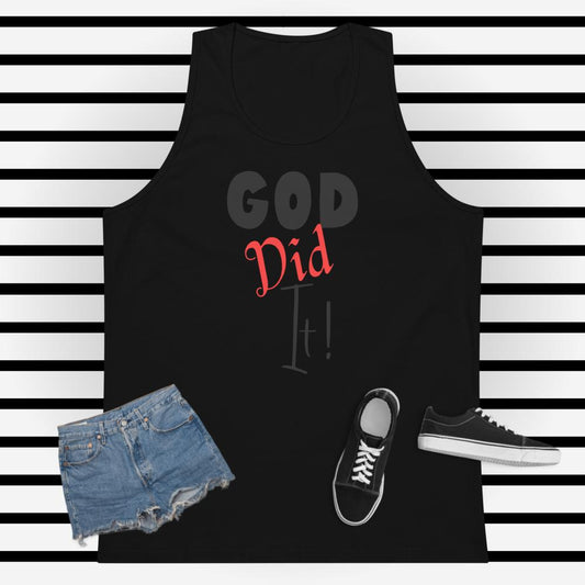 GOD DID IT tank top