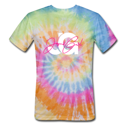 Signature JG #1 Unisex Tie Dye T-Shirt - rainbow