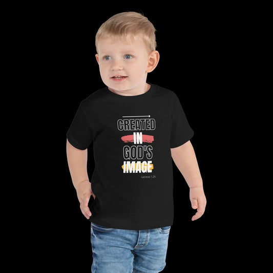 Created In His Image Toddler Short Sleeve Tee