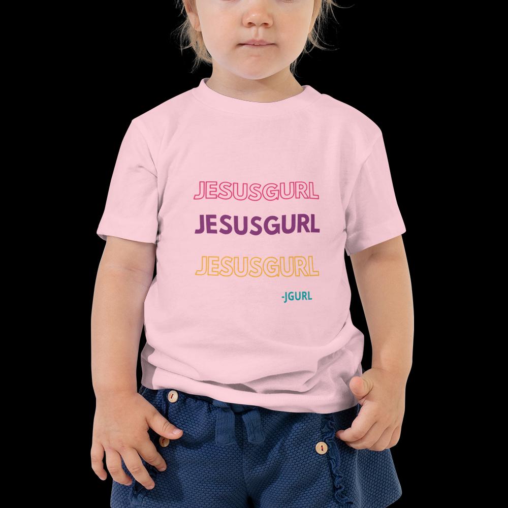 3-D JGURL Toddler Short Sleeve Tee