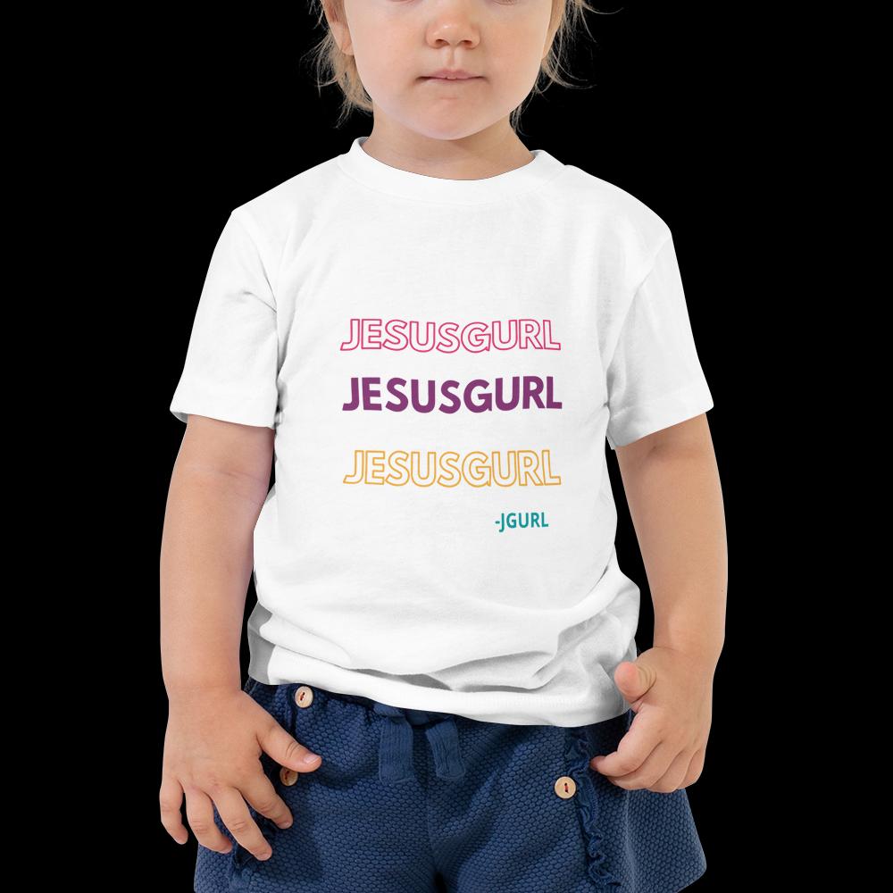 3-D JGURL Toddler Short Sleeve Tee