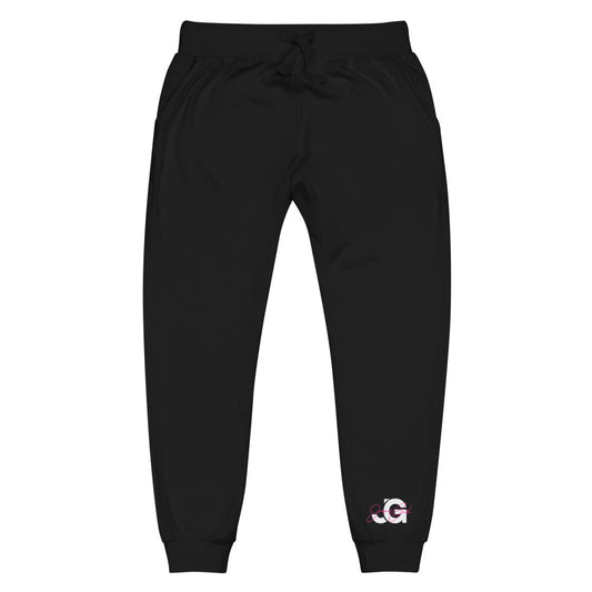 Front Right Signature JGURL Unisex fleece sweatpants