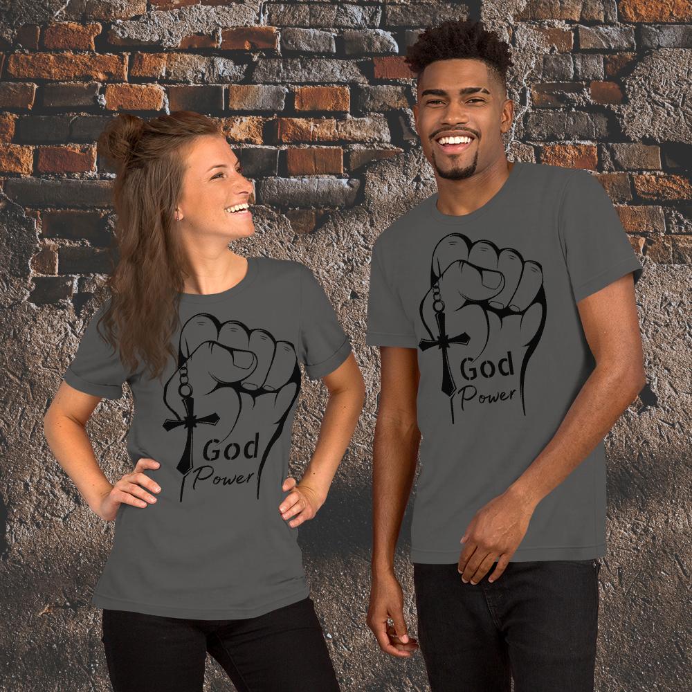 God Power short-sleeve unisex t-shirt