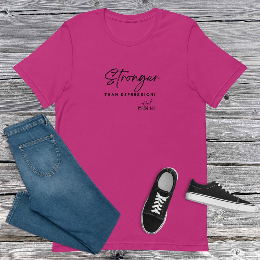 Stronger Collection/ Than Depression T-Shirt