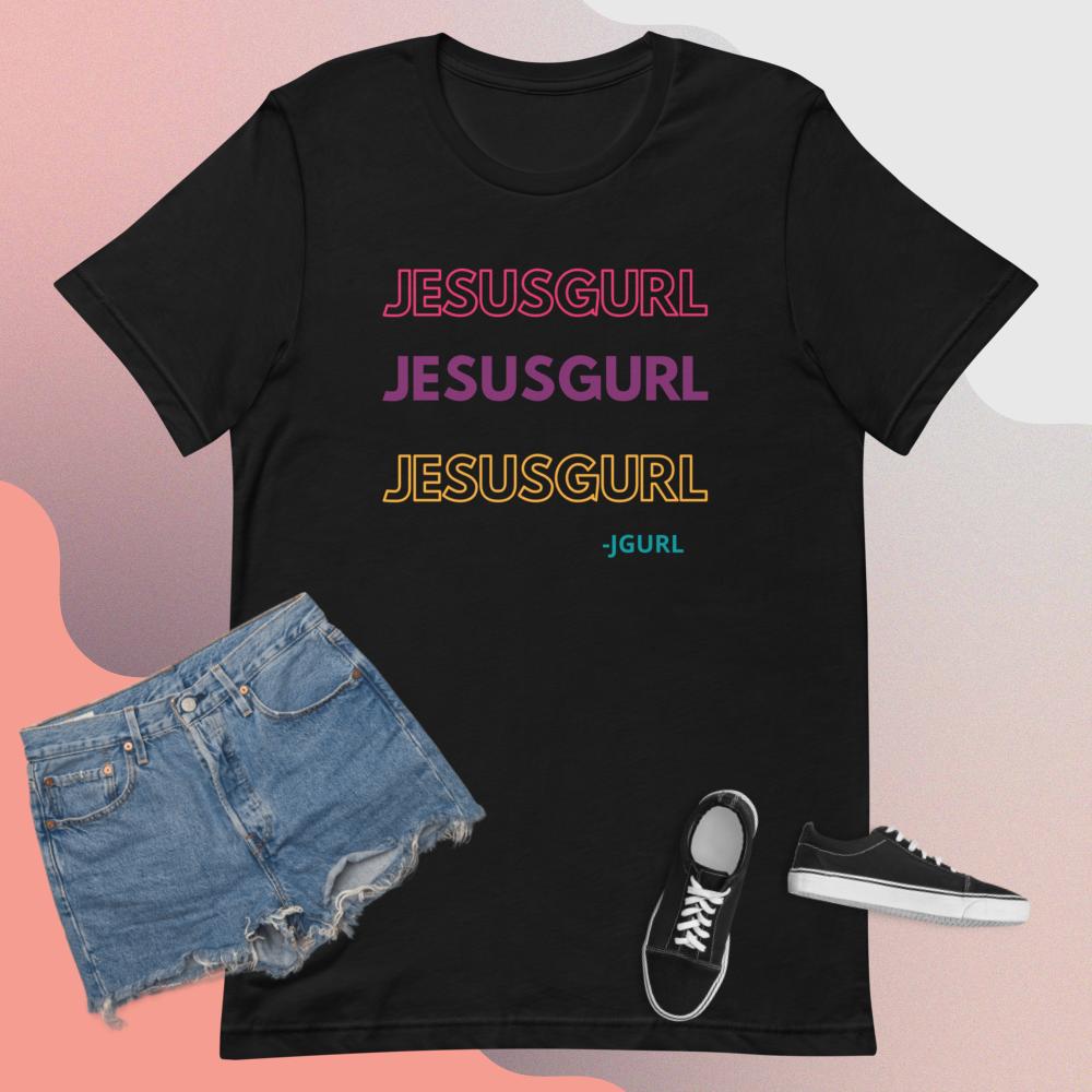 3-D JGURL Short-Sleeve Unisex T-Shirt