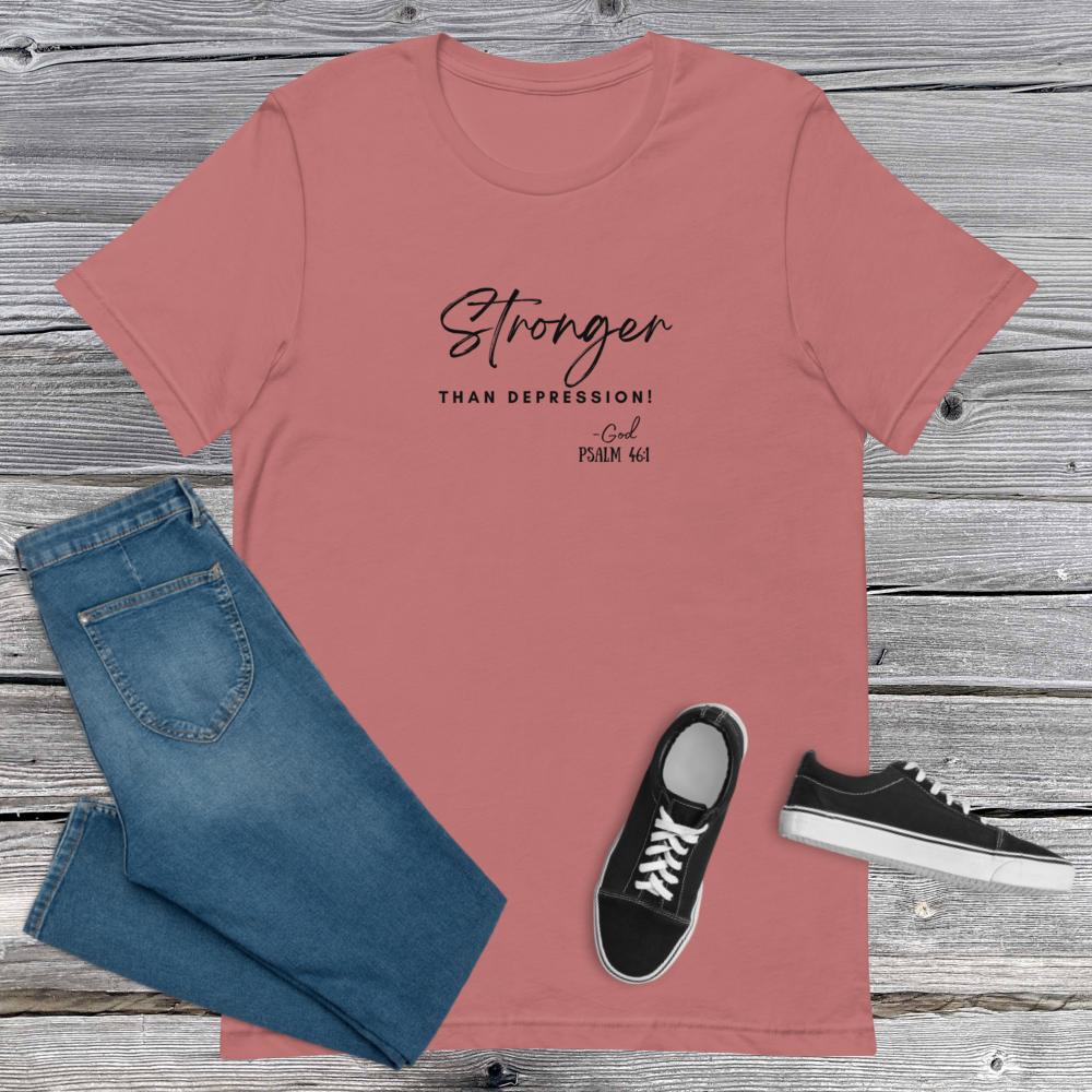 Stronger Collection/ Than Depression T-Shirt