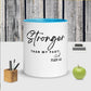 Stronger than Past Mug with Color Inside
