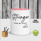 Stronger than Past Mug with Color Inside